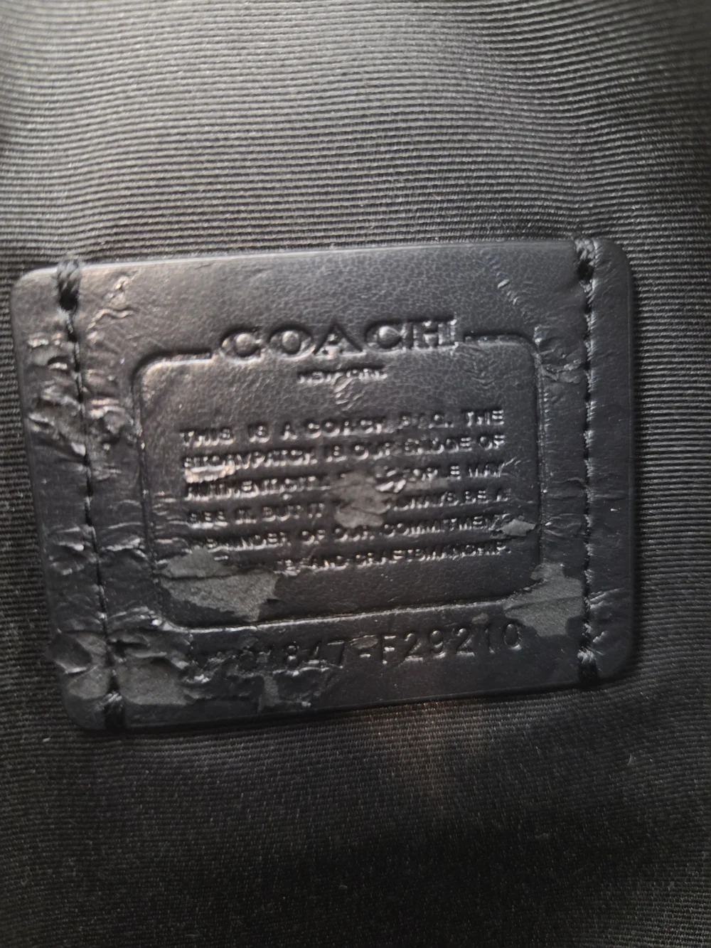 COACH Brown Signature Crossbody Shoulder Bag. #KC